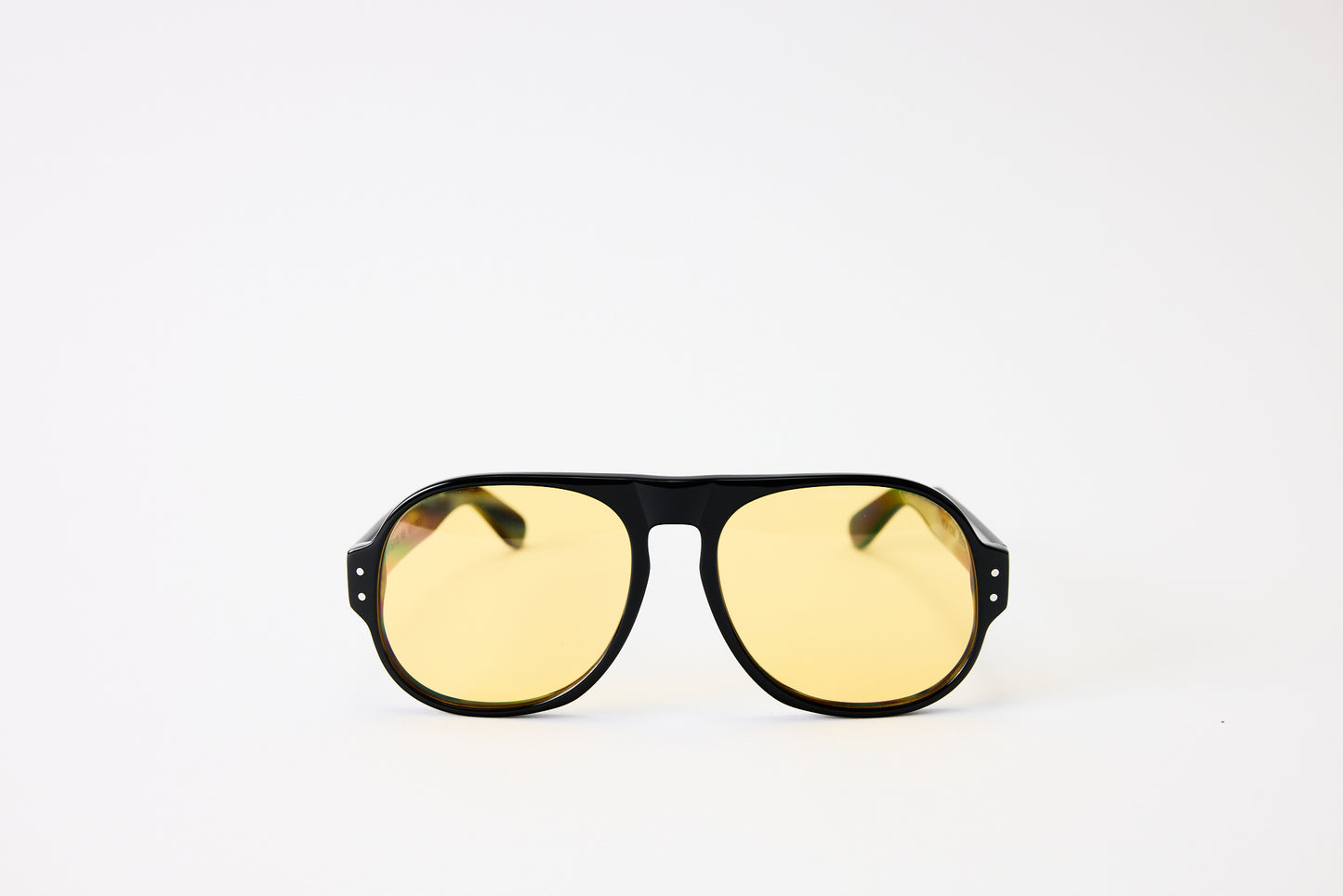 NEW YORK EYERISH, Belfasts, Black frame with Yellow lenses