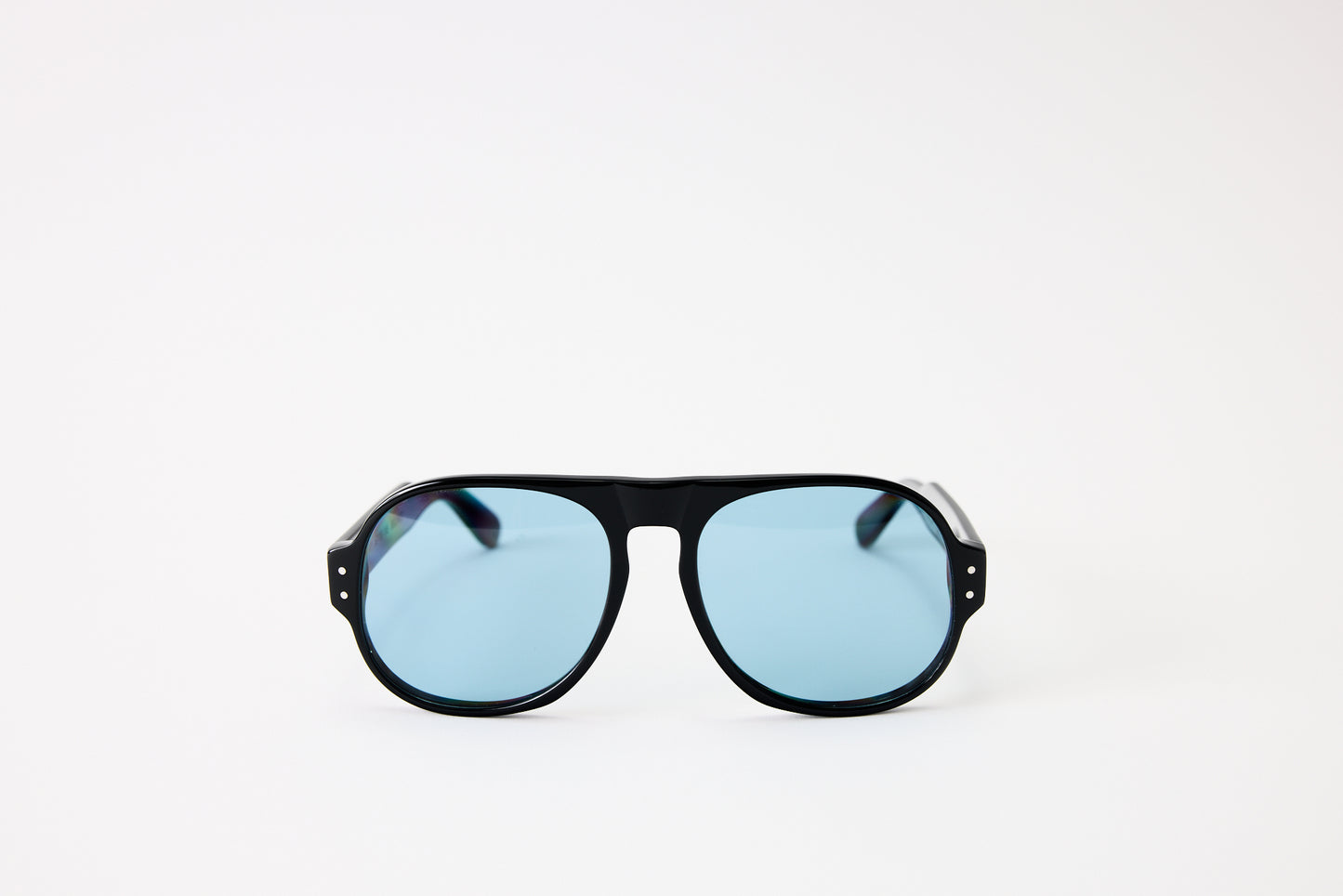 NEW YORK EYERISH, Belfasts, Black frame with Blue lenses