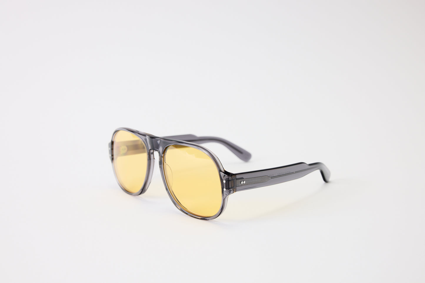NEW YORK EYERISH, Belfasts, Grey Frames with Yellow Lenses