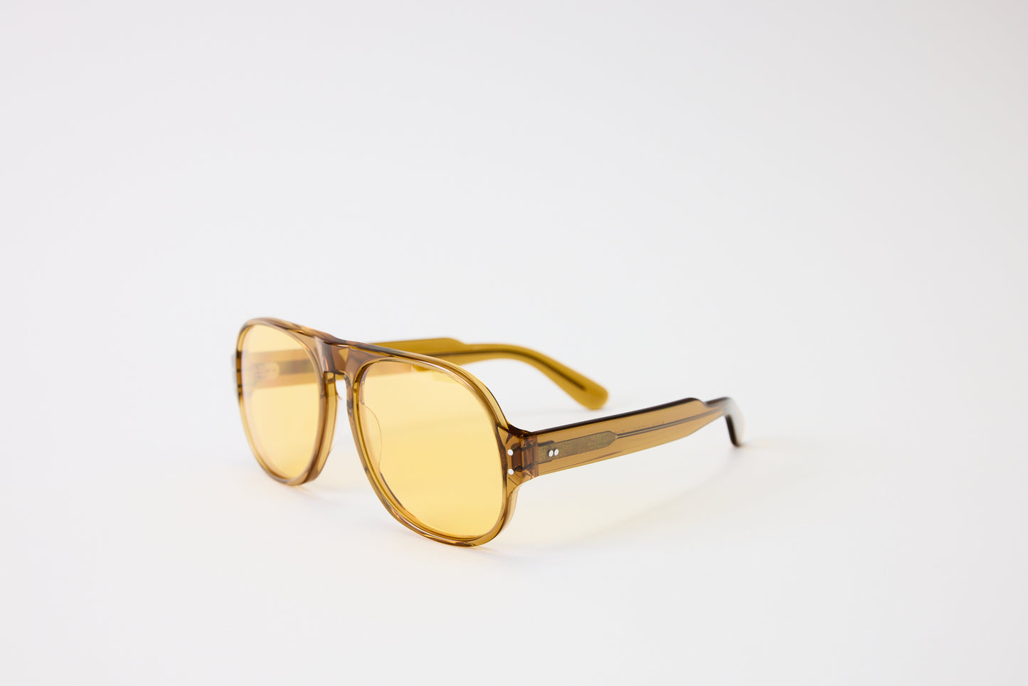 NEW YORK EYERISH, Belfasts, Caramel Frames with Yellow Lenses