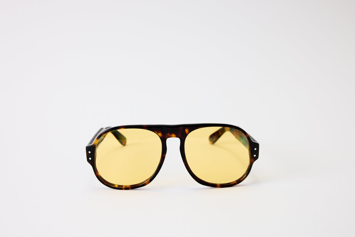 NEW YORK EYERISH, Belfasts, Dark Tortoise with Yellow Lenses
