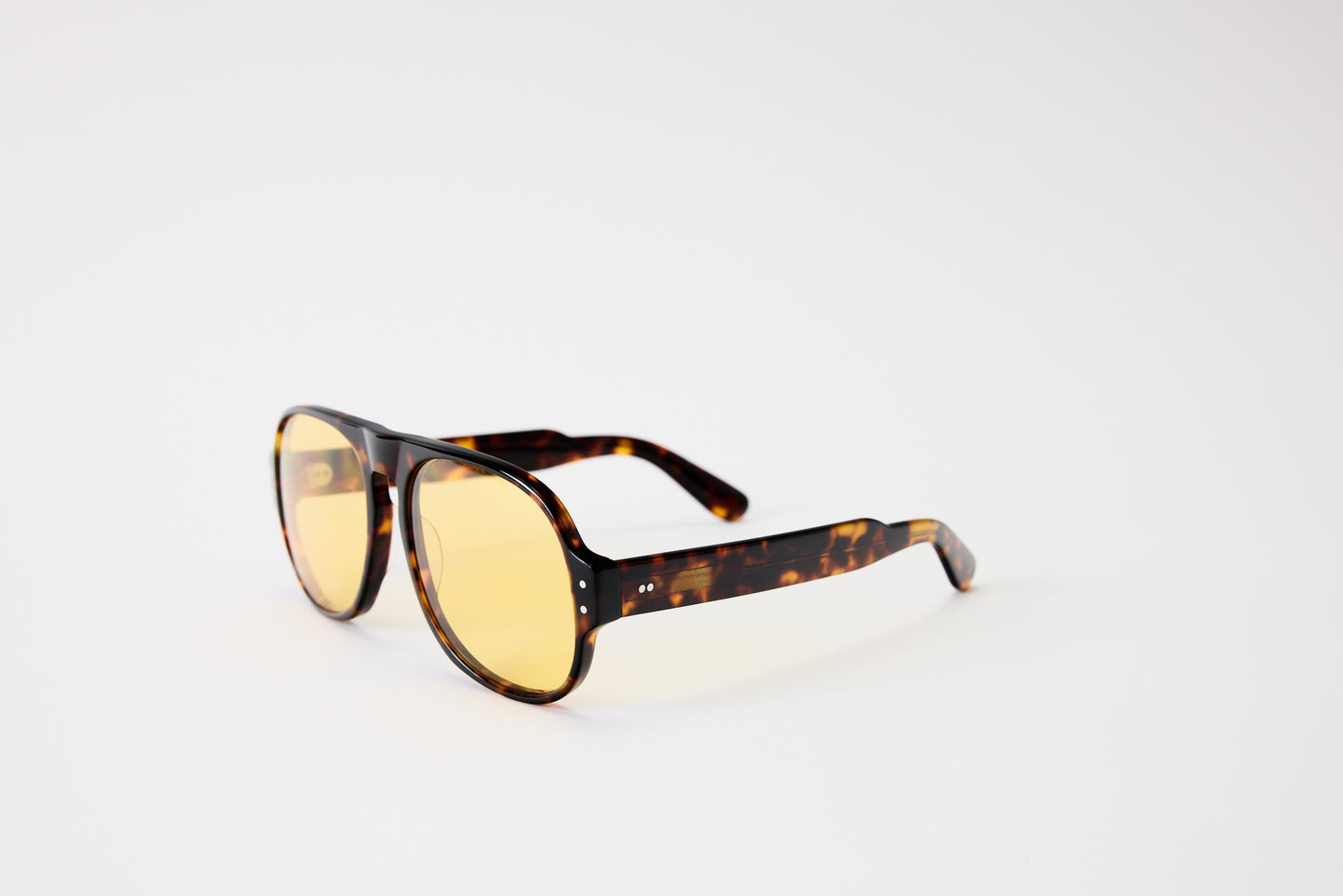 NEW YORK EYERISH, Belfasts, Dark Tortoise with Yellow Lenses