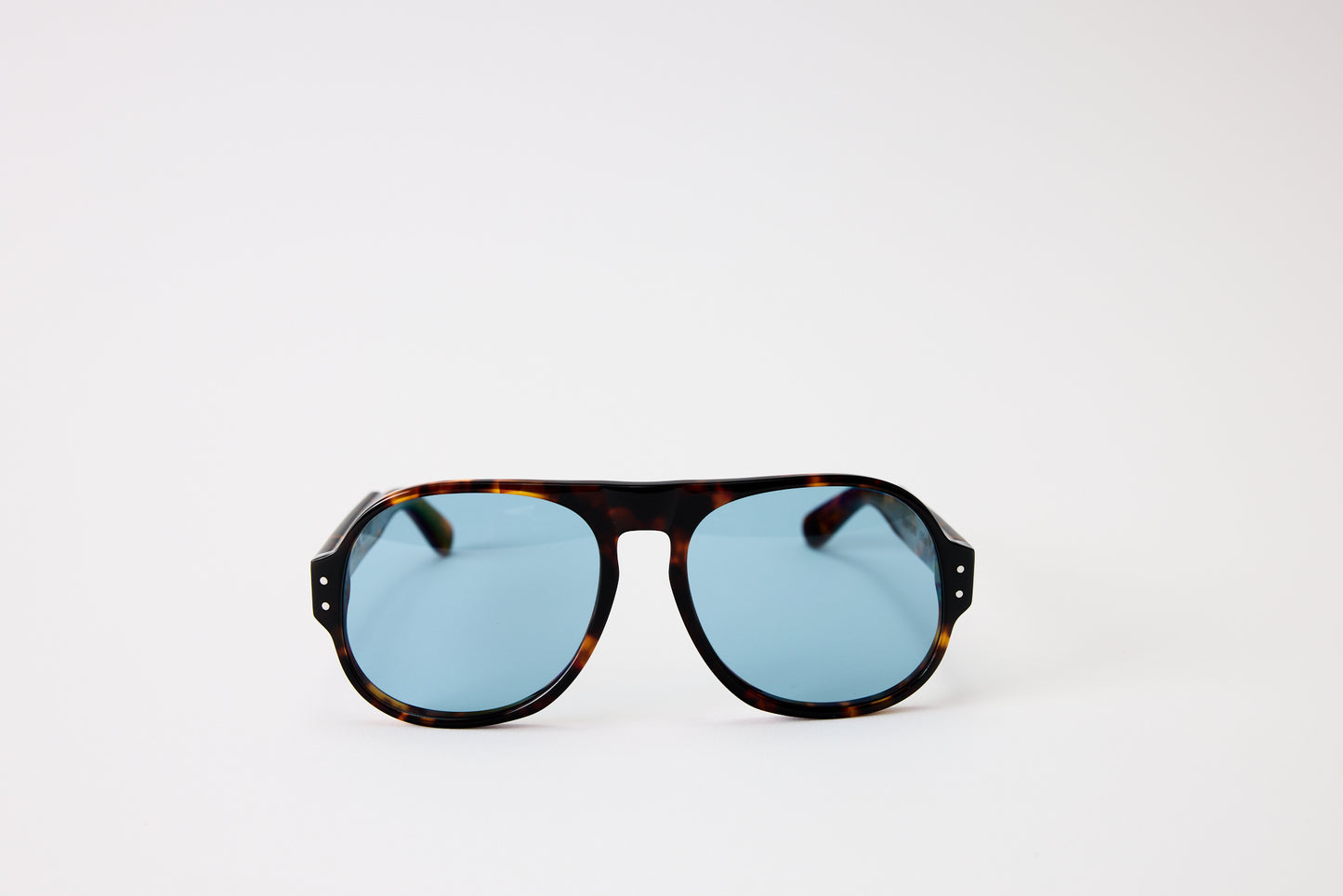NEW YORK EYERISH, Belfasts, Dark Tortoise with Blue Lenses