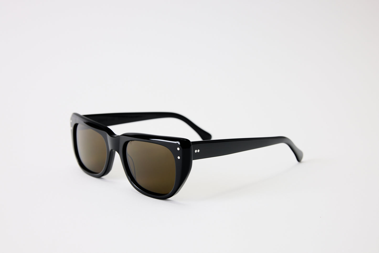 NEW YORK EYERISH, Bundorans. Black with Brown Lenses.