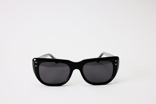 NEW YORK EYERISH, Bundorans. Black with Grey Lenses.