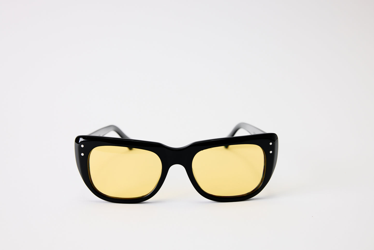 NEW YORK EYERISH, Bundorans. Black with Yellow Lenses.