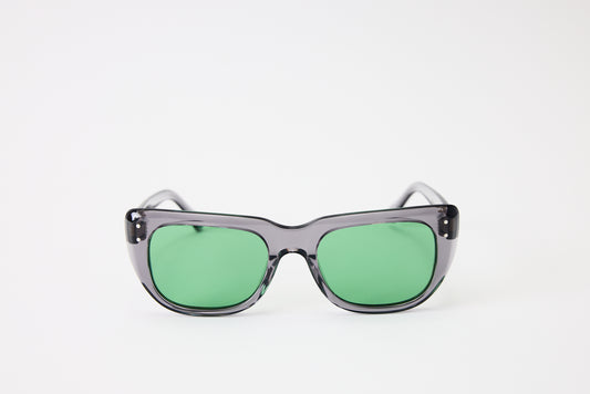 NEW YORK EYERISH, Bundorans. Grey with Green Lenses