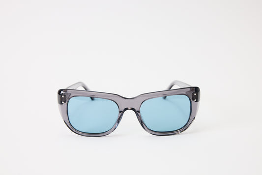 NEW YORK EYERISH, Bundorans. Grey with Blue Lenses