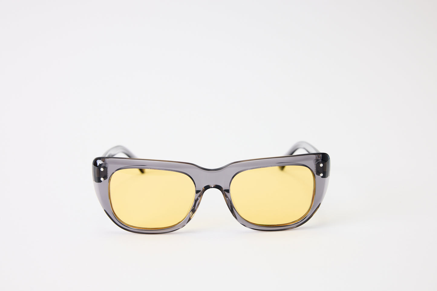 NEW YORK EYERISH, Bundorans. Grey with Yellow Lenses