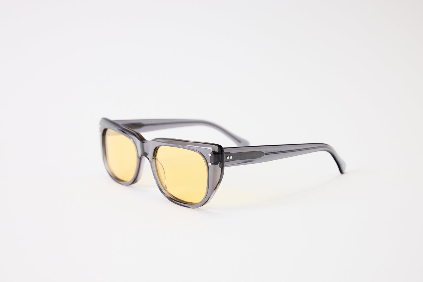 NEW YORK EYERISH, Bundorans. Grey with Yellow Lenses