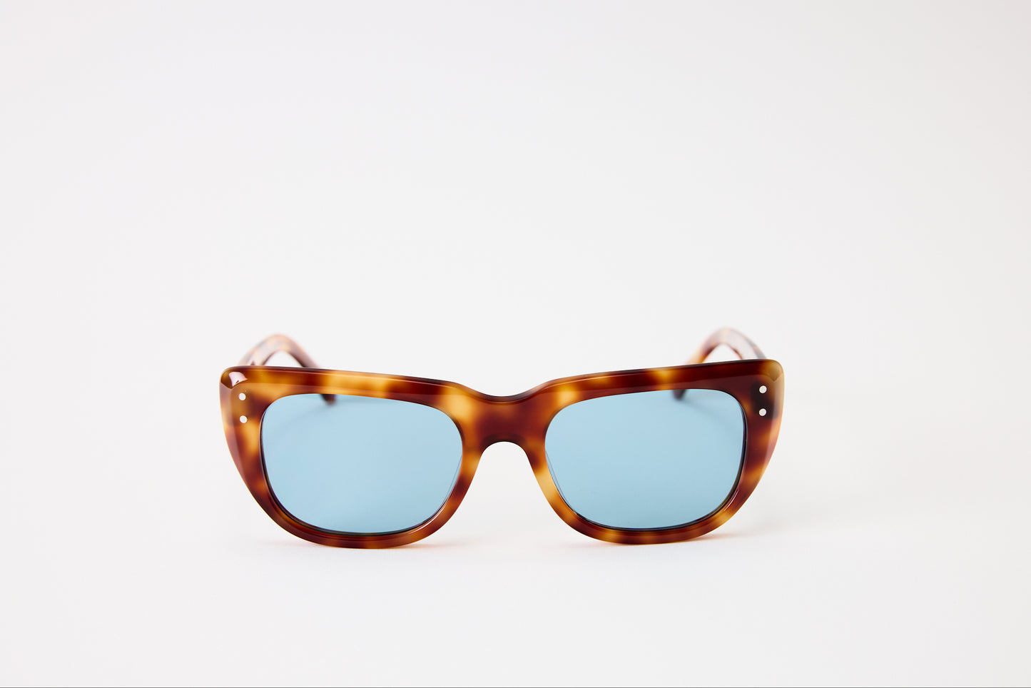 NEW YORK EYERISH, Bundorans. Blond Red Tortoise with Blue Lenses