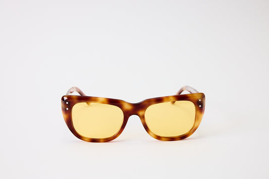 NEW YORK EYERISH, Bundorans. Blond Red Tortoise with Yellow Lenses