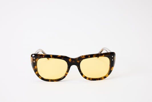 NEW YORK EYERISH, Bundorans. Light Tortoise with Yellow Lenses
