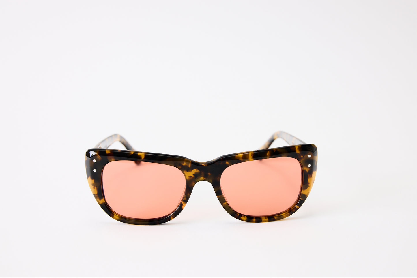 NEW YORK EYERISH, Bundorans. Light Tortoise with Pink Lenses