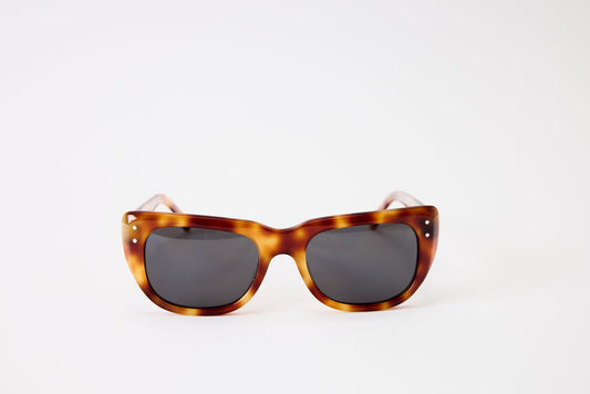 NEW YORK EYERISH, Bundorans. Blond Red Tortoise with Grey Lenses