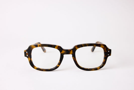 Small - NEW YORK EYERISH, "The Downings." Rx Prescription Lenses with Light Tortoise Frames