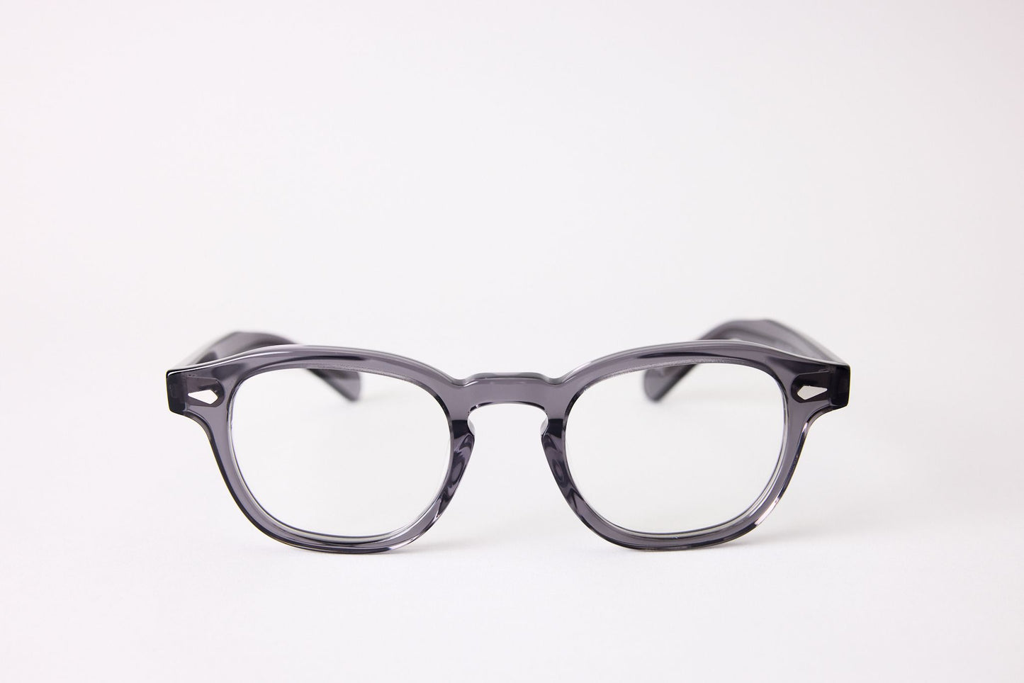 Large - NEW YORK EYERISH, Causeway. Rx Prescription Lenses with Grey Frames