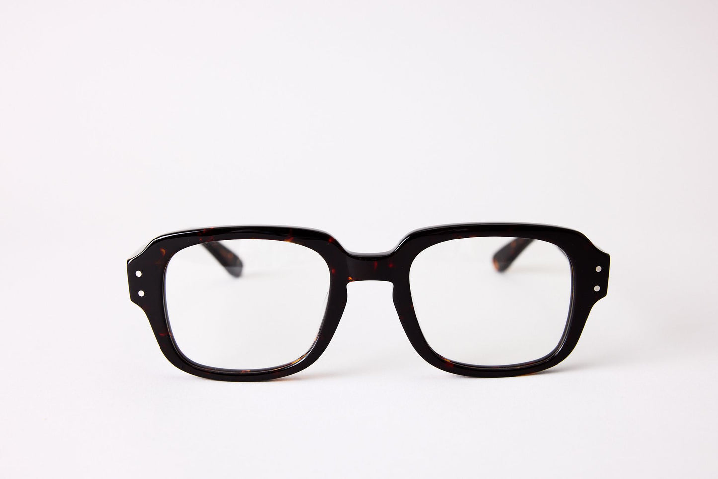 Large - NEW YORK EYERISH, "The Downings." Rx Prescription Lenses with Dark Brown Tortoise Shell Frames