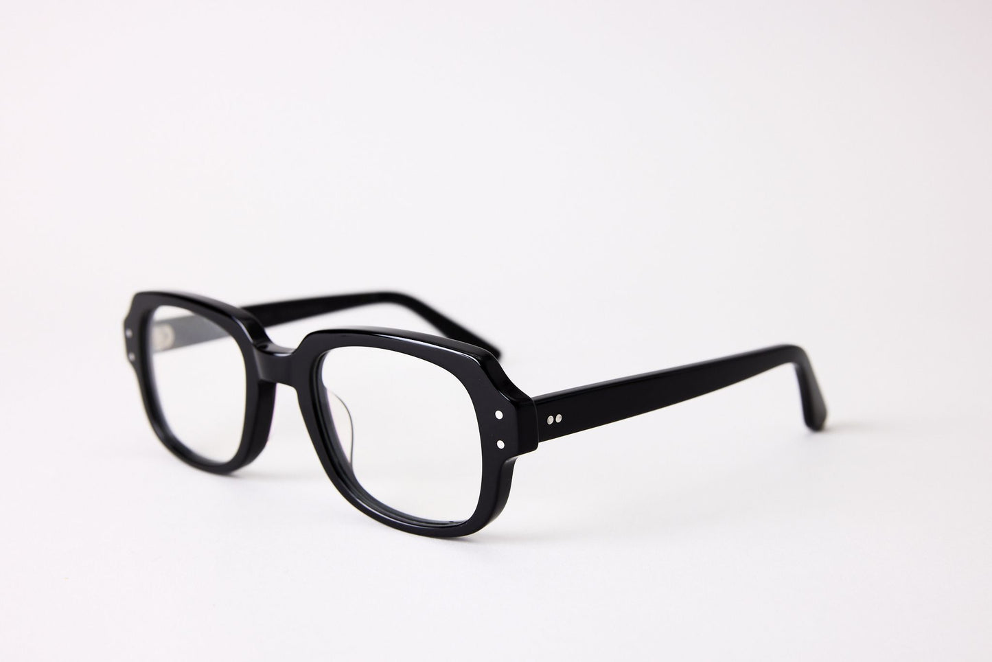 Small - NEW YORK EYERISH, "The Downings." Rx Prescription Lenses with Black Frames