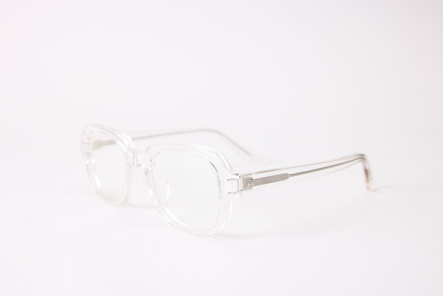 Small - NEW YORK EYERISH, "The Downings." Rx Prescription Lenses with Clear Frames