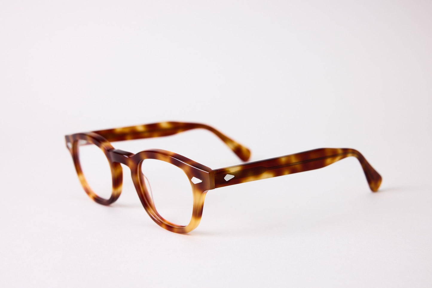 Small - NEW YORK EYERISH, Causeway. Rx Prescription Lenses with Blonde and Red Tortoise Frames