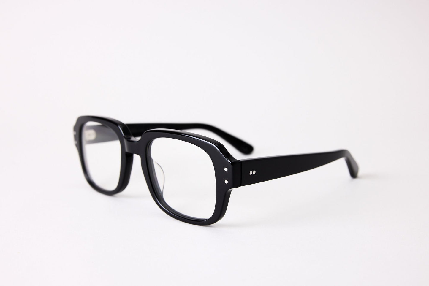 Large -NEW YORK EYERISH, "The Downings." Rx Prescription Lenses with Black Frames