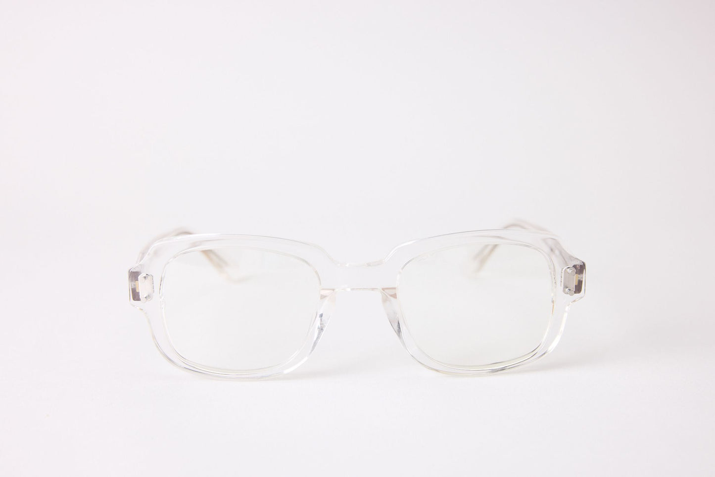 Small - NEW YORK EYERISH, "The Downings." Rx Prescription Lenses with Clear Frames