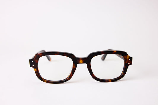 Small - NEW YORK EYERISH, "The Downings." Rx Prescription Lenses with Dark Tortoise Frames