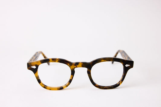 Small - NEW YORK EYERISH, Causeway. Rx Prescription Lenses with Light Tortoise Frames