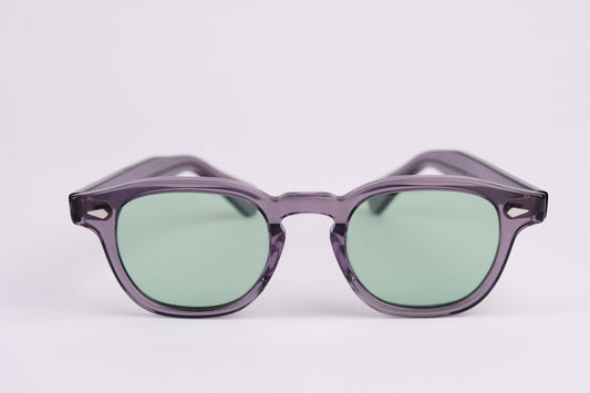 Small - NEW YORK EYERISH, Causeway. Grey Frame with Mint Lenses