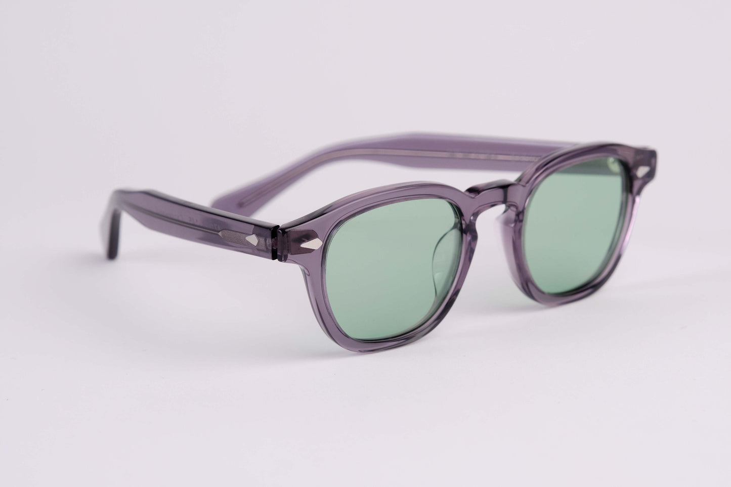 Small - NEW YORK EYERISH, Causeway. Grey Frame with Mint Lenses
