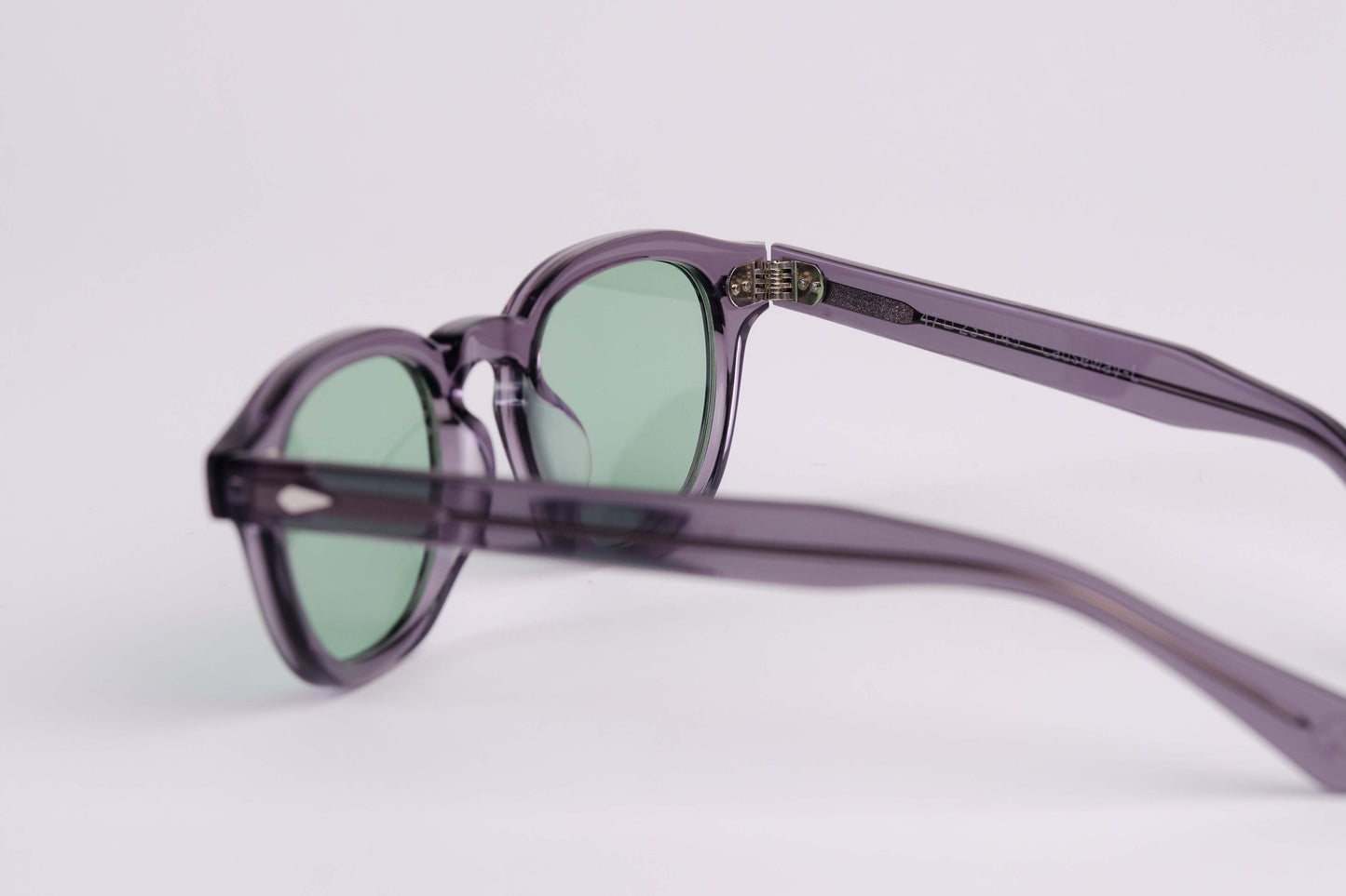Small - NEW YORK EYERISH, Causeway. Grey Frame with Mint Lenses