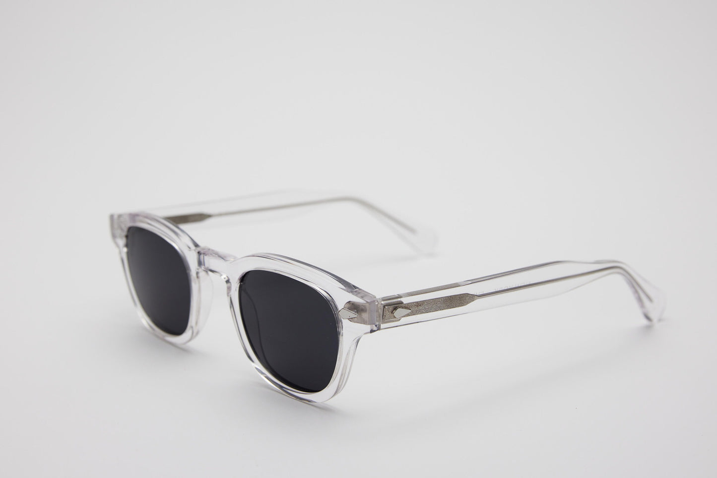 Small - NEW YORK EYERISH, Causeway. Clear with Grey Lenses