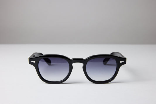 Large - NEW YORK EYERISH, Causeway. Black Frame with Grey Fade Lenses