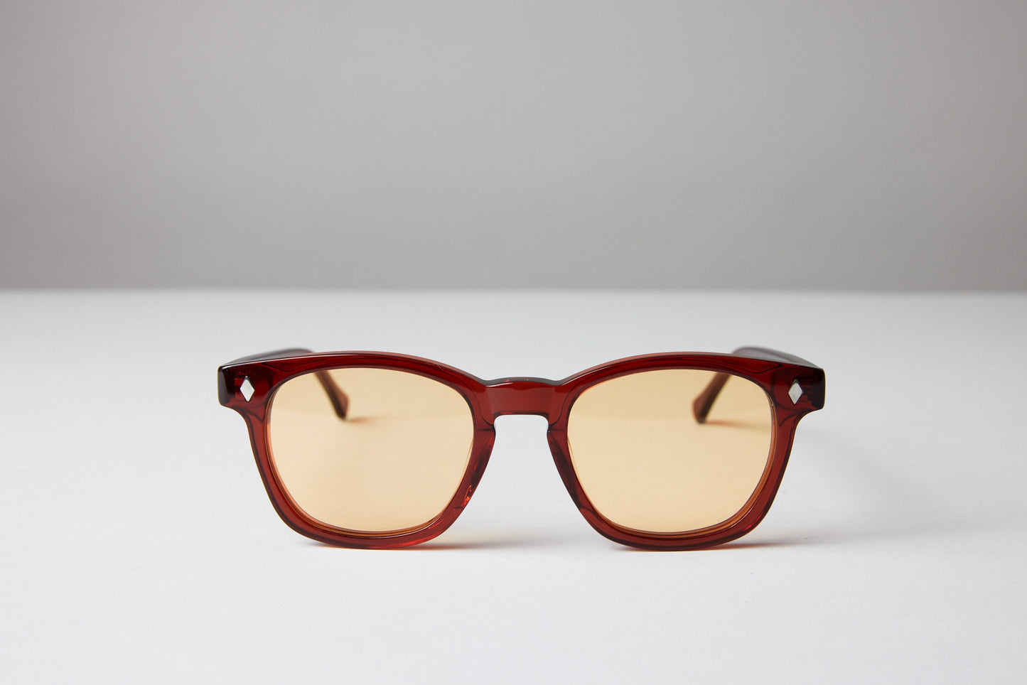 NEW YORK EYERISH, Castlerock, Garnet Red Frame with Gold Lenses