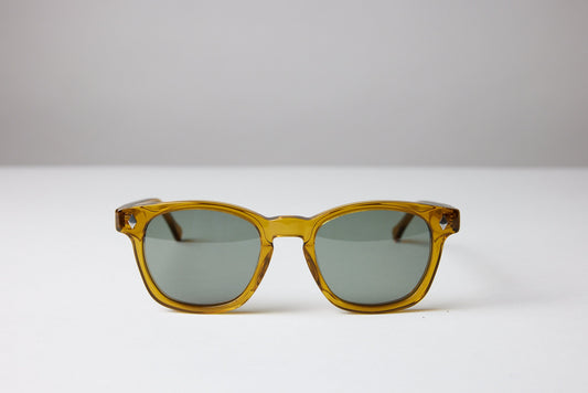 NEW YORK EYERISH, Castlerock. Caramel Frame with G24 Green Lenses