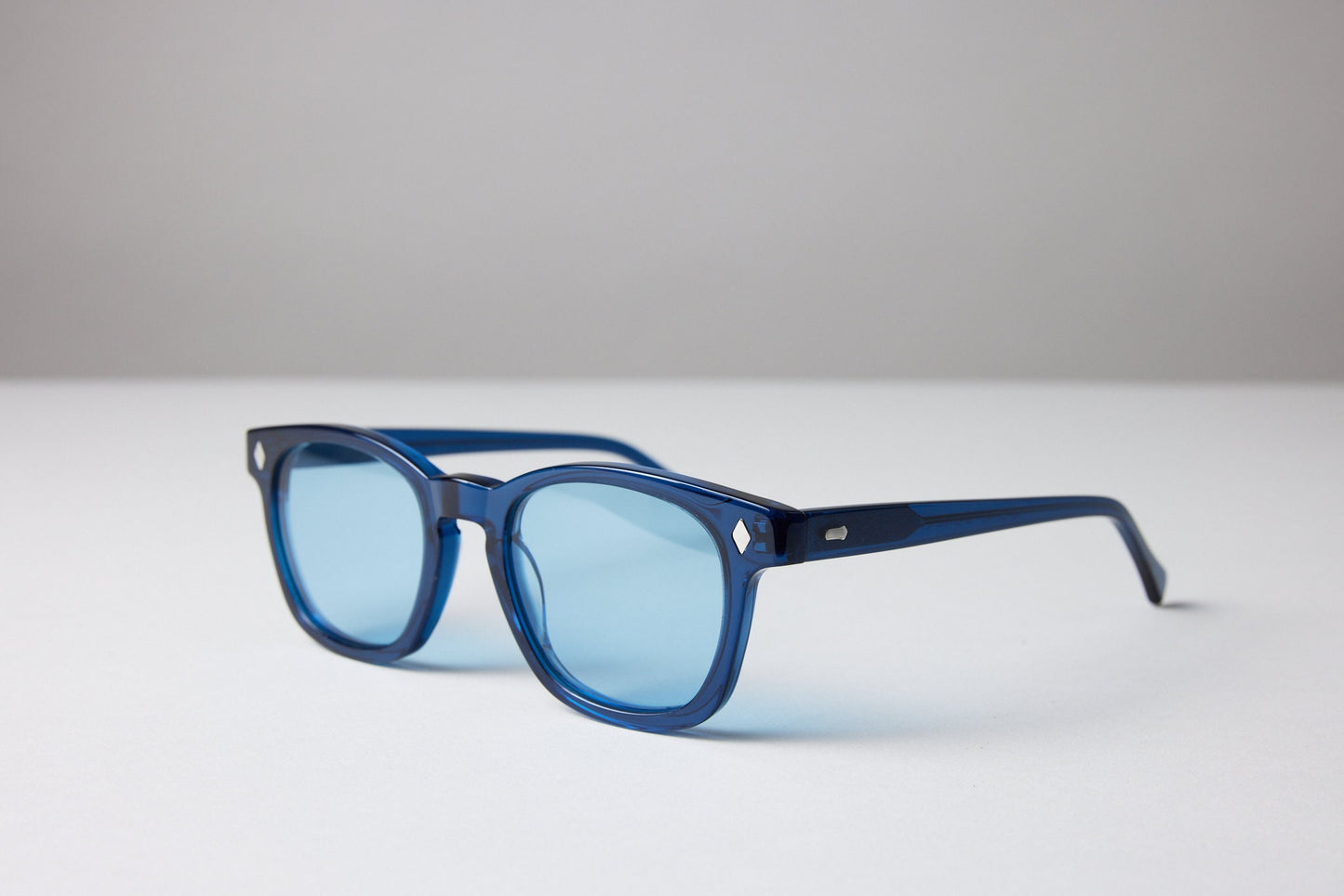 NEW YORK EYERISH, Castlerock. Blue Frame with Baby Blue Lenses