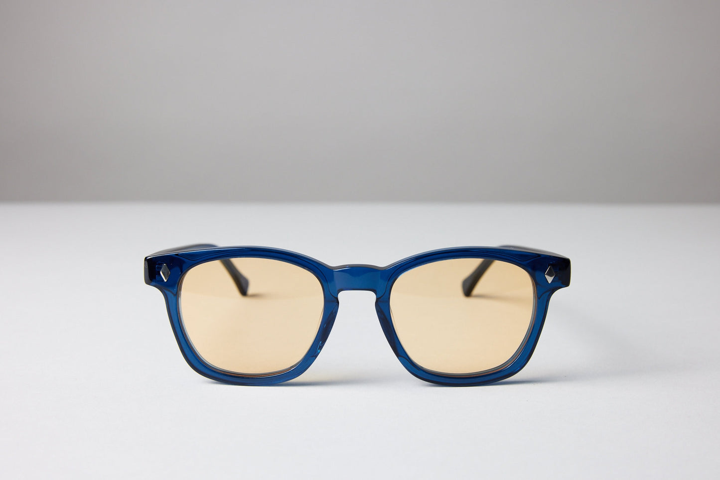 NEW YORK EYERISH, Castlerock. Blue Frame with Orange Lenses