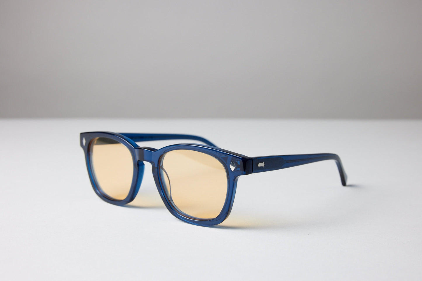 NEW YORK EYERISH, Castlerock. Blue Frame with Orange Lenses