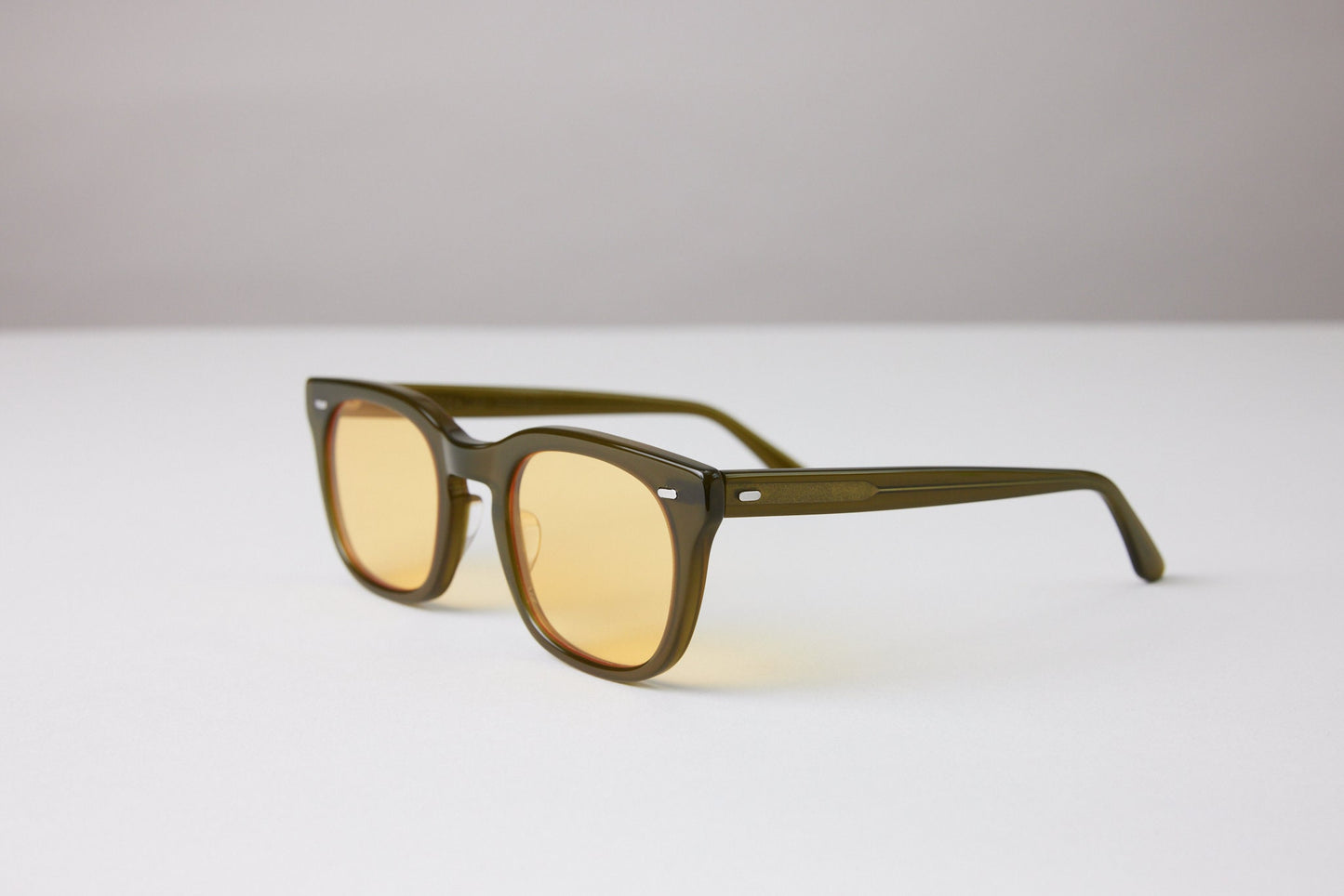 NEW YORK EYERISH, Dingle. Green Frame with Yellow Lenses