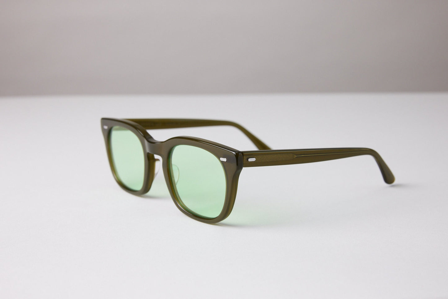 NEW YORK EYERISH, Dingle. Green Frame with Light Green Lenses