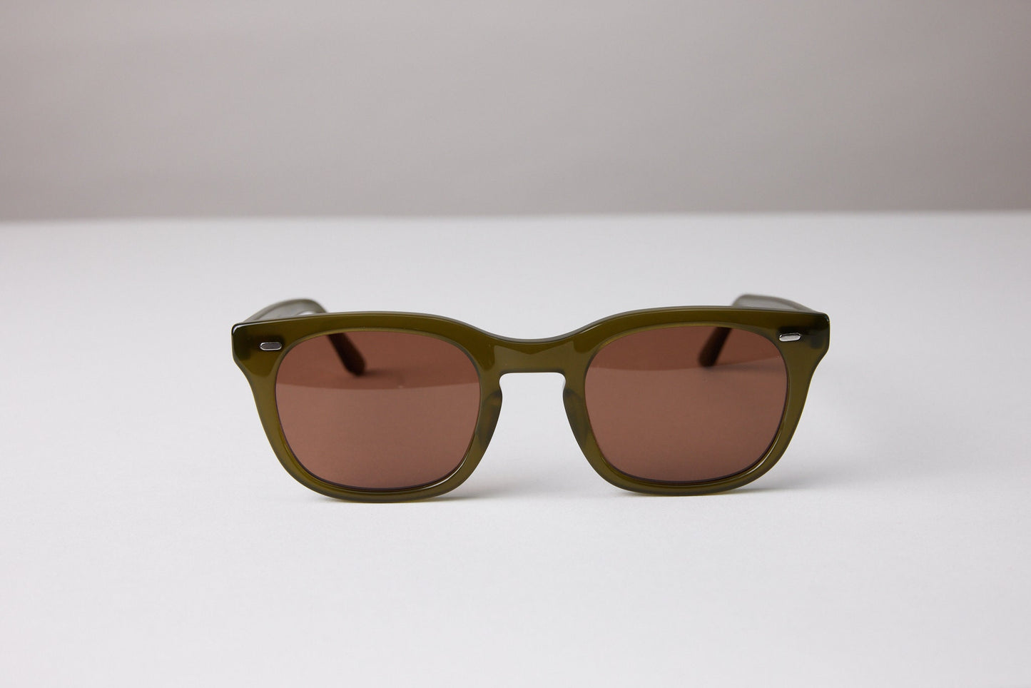 NEW YORK EYERISH, Dingle. Green Frame with Amber Lenses