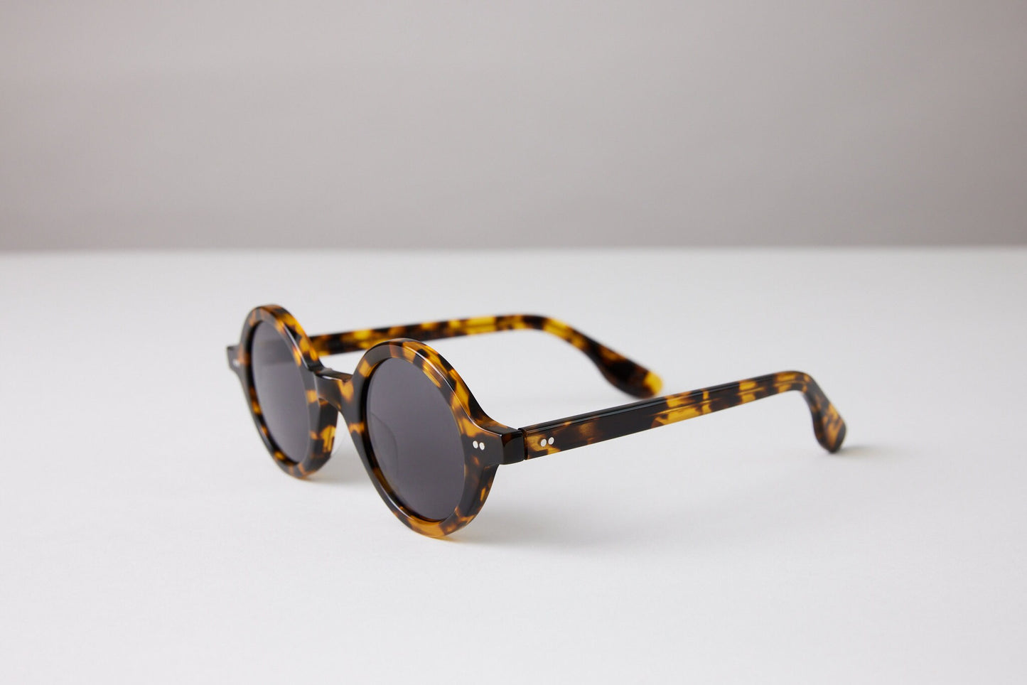 NEW YORK EYERISH, Greystones. Light Tortoise Shell Frame with Grey Lenses