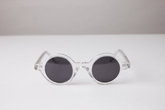 NEW YORK EYERISH, Greystones. Clear Frame with Grey Lenses