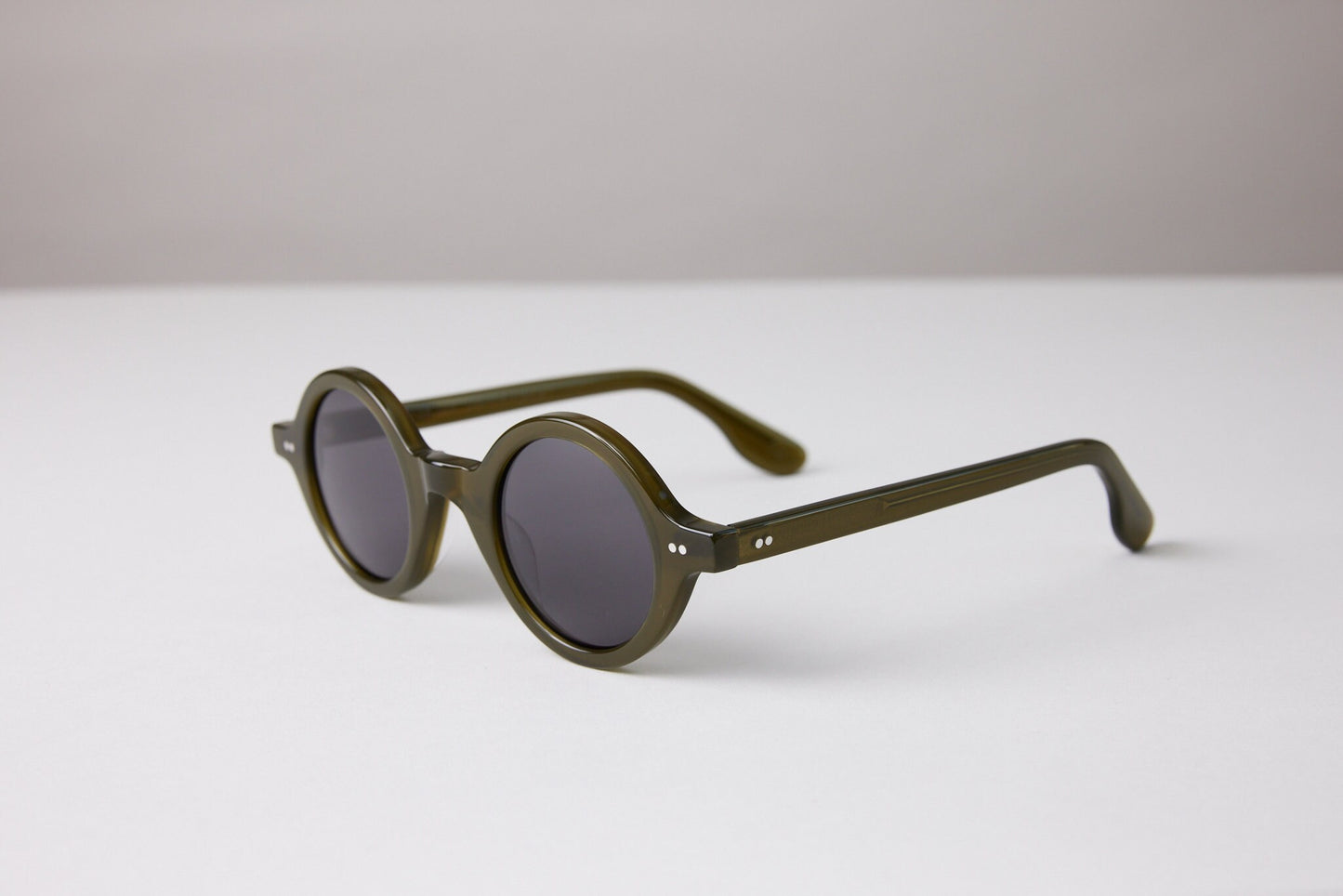 NEW YORK EYERISH, Greystones. Green Frame with Grey Lenses