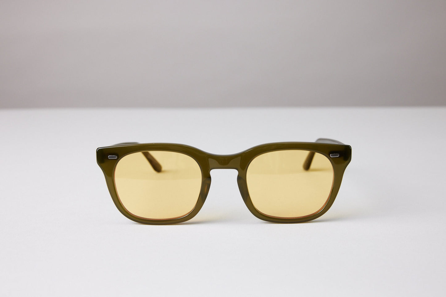 NEW YORK EYERISH, Dingle. Green Frame with Yellow Lenses