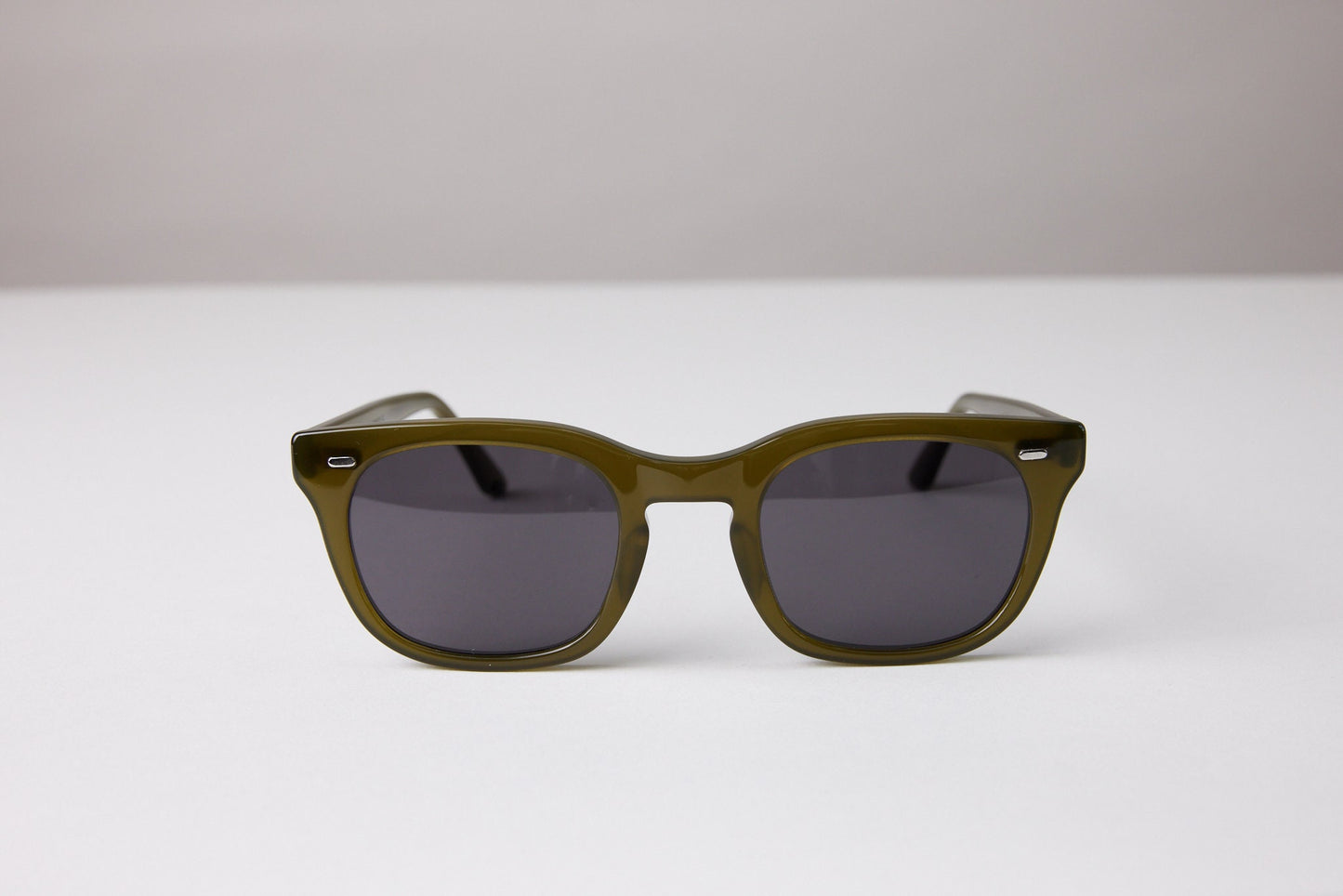 NEW YORK EYERISH, Dingle. Green Frame with Grey Lenses