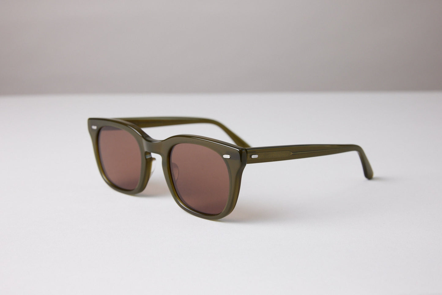 NEW YORK EYERISH, Dingle. Green Frame with Amber Lenses