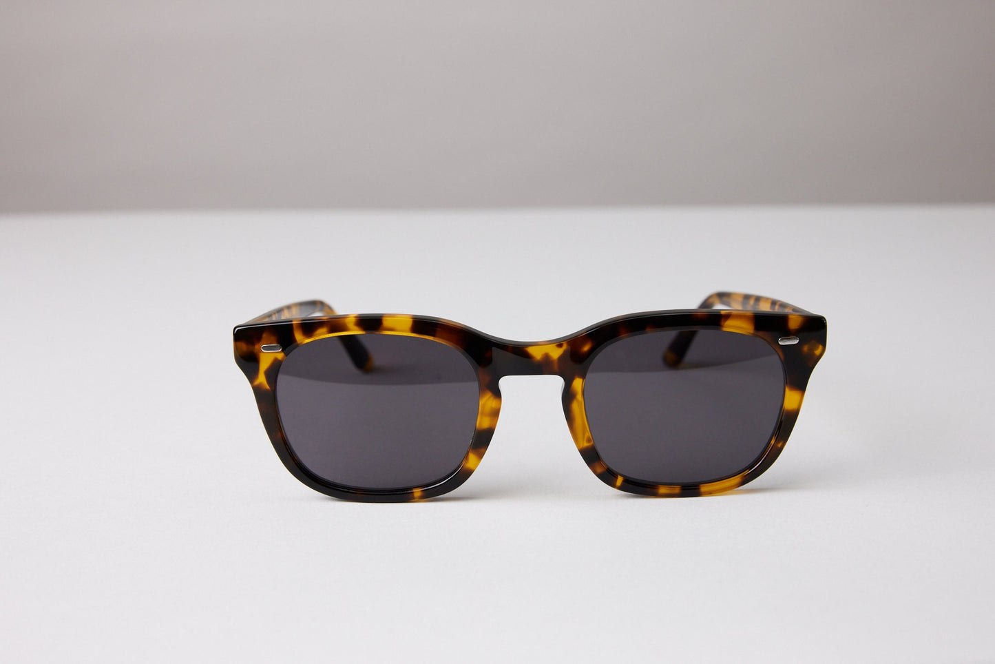 NEW YORK EYERISH, Dingle. Light Tortoise Shell Frame with Grey Lenses