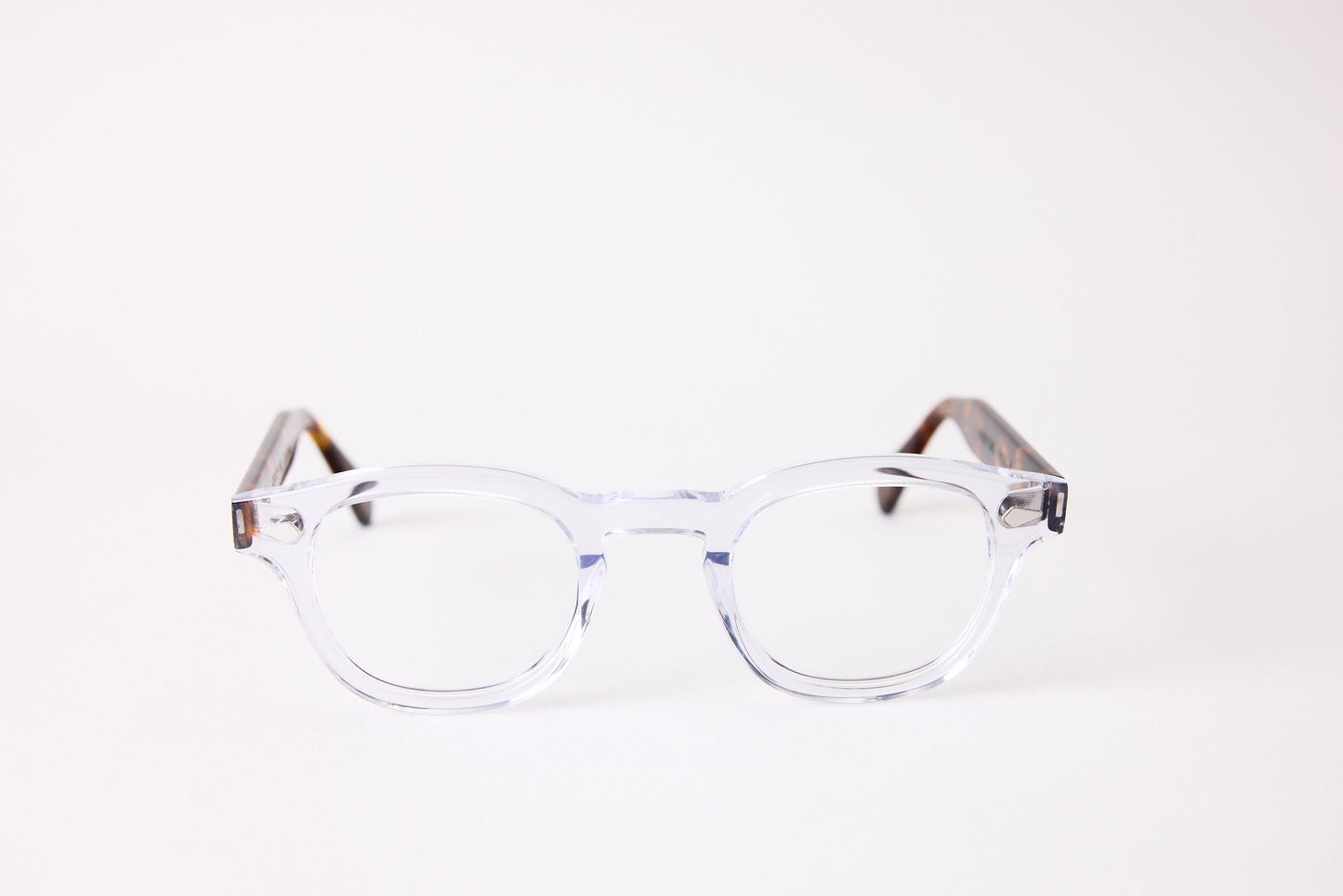 Small - New York Eye_rish, Causeway. Rx Prescription Lenses with Clear Frames and Dark Tortoise Temples